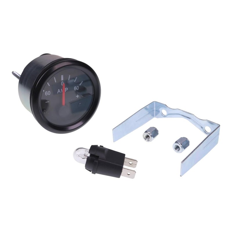 TCINDRR AMP Gauge, 60A, Ampere Current Gauge, VDO Type, 2"/52mm, VDO-60A - Image 1
